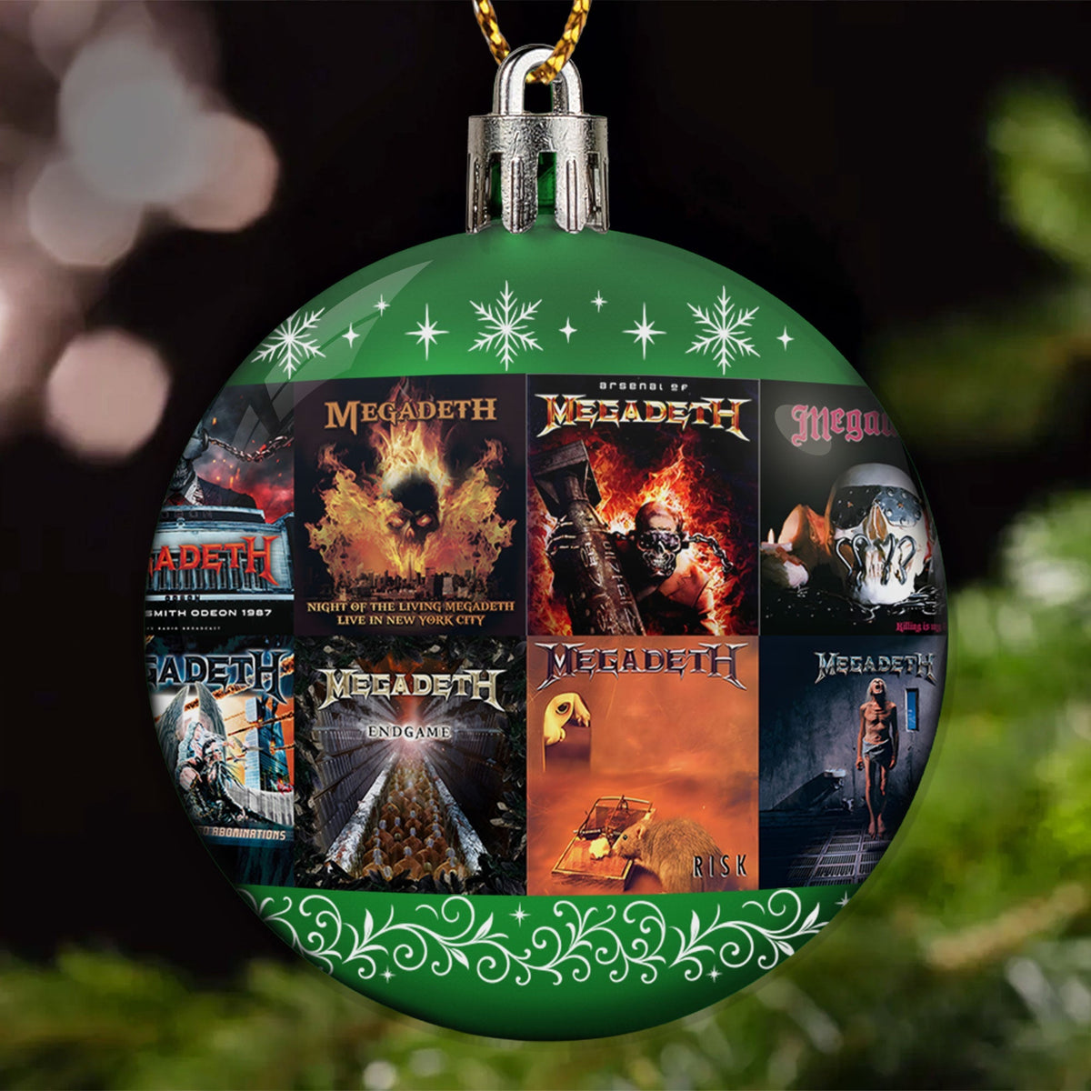 Megadeth Ball Ornament – A Heavy Metal Christmas Keepsake