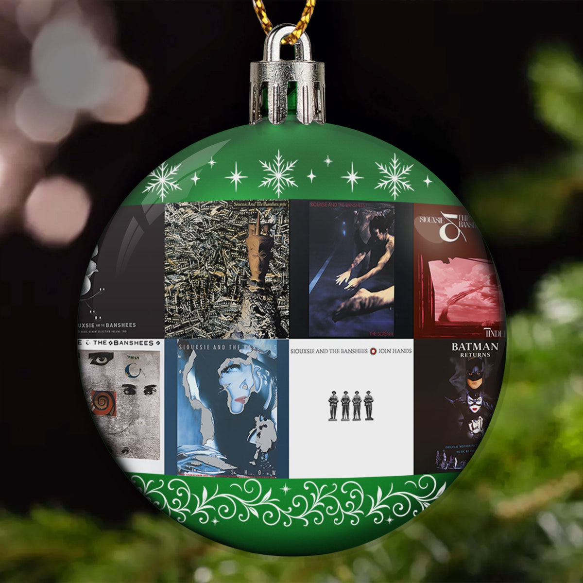 Siouxsie and the Banshees Ball Ornament – Post-Punk Icons