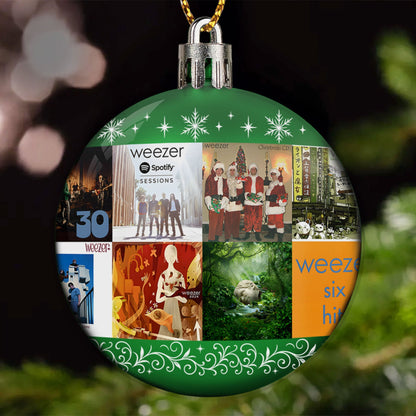 Weezer Ball Ornament – Alternative Rock Legends