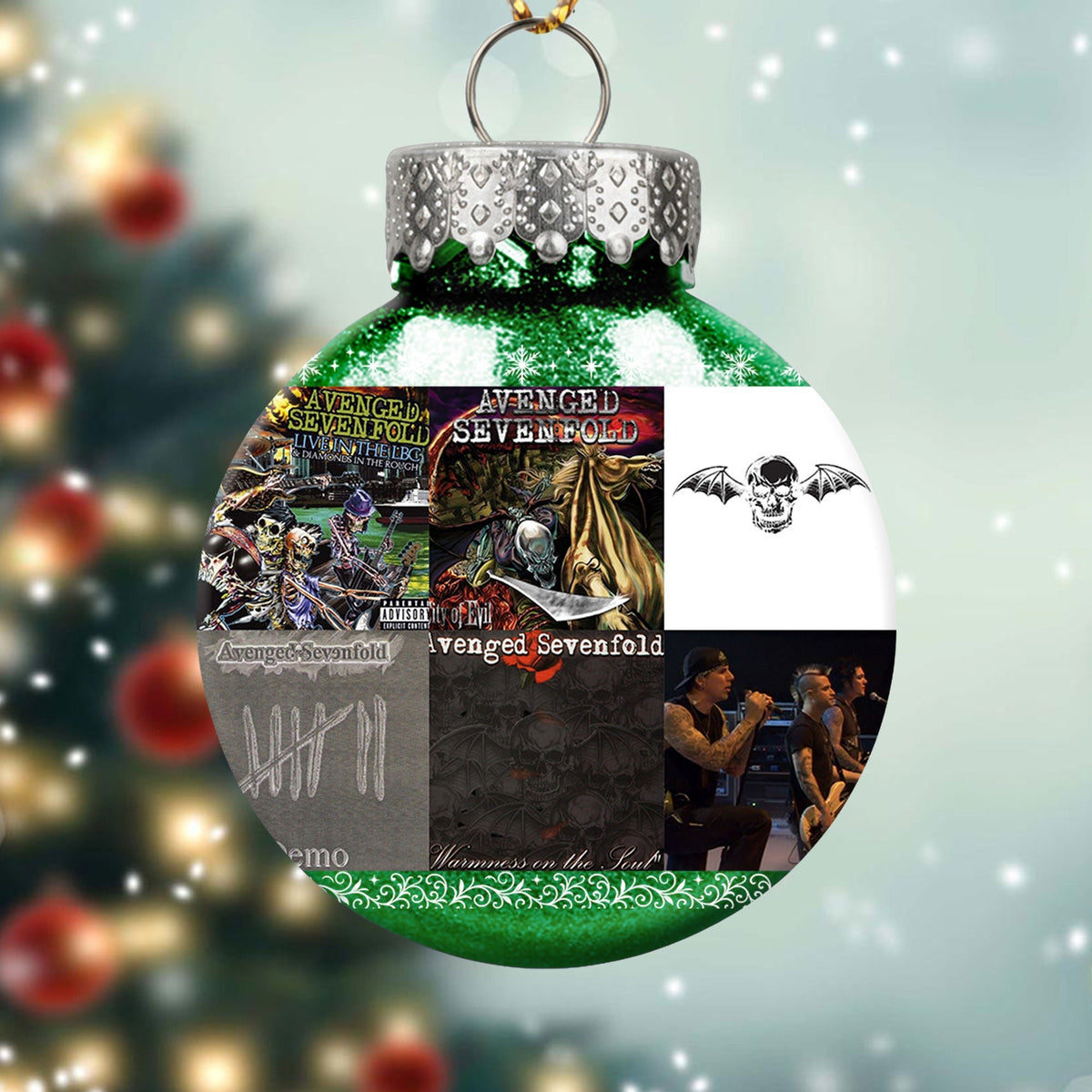 Avenged Sevenfold Ball Ornament – Metal Majesty for the Holidays