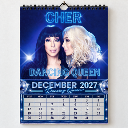 Cher 2027 Album Cover Calendar - Classic Art Wall Planner, Music Keepsake Fan Gift