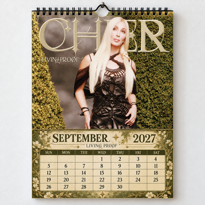 Cher 2027 Album Cover Calendar - Classic Art Wall Planner, Music Keepsake Fan Gift