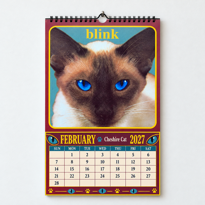 Blink-182 2027 Album Covers Wall Calendar - Pop Punk Album Art Poster Calendar, Rock Music Merchandise Fan Holiday Gift