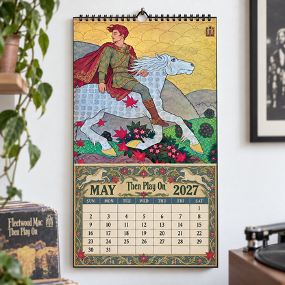 Fleetwood Mac 2027 Album Covers Wall Calendar - Classic Rock Album Art Poster Calendar, Rock Music Merchandise Fan Holiday Gift