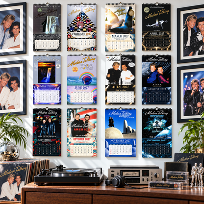 Modern Talking 2027 Wall Calendar - Album Cover Collage & Euro Disco Discography Art | Premium Pop Fan Gift & Hanging Decor