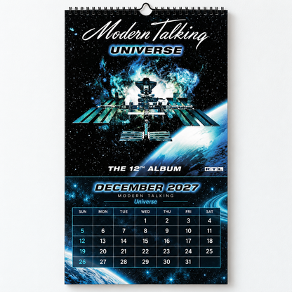Modern Talking 2027 Wall Calendar - Album Cover Collage & Euro Disco Discography Art | Premium Pop Fan Gift & Hanging Decor