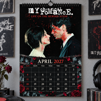 My Chemical Romance 2027 Album Covers Wall Calendar - Emo Rock Album Art Poster Calendar, Rock Music Fan Holiday Gift