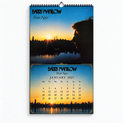 Barry Manilow 2027 Album Covers Wall Calendar - Vintage Photos & Classic Hits