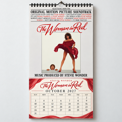 Stevie Wonder 2027 Wall Calendar - Album Cover Collage & Soul Discography Art | Premium Music Fan Gift & Hanging Decor