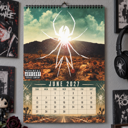 My Chemical Romance 2027 Album Covers Wall Calendar - Emo Rock Album Art Poster Calendar, Rock Music Fan Holiday Gift