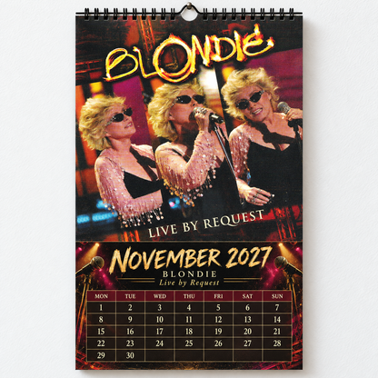 Blondie 2027 Album Cover Calendar - Classic Art Wall Planner, Music Keepsake Fan Gift