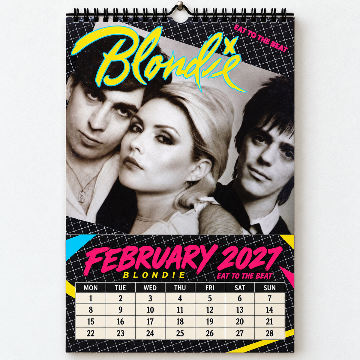 Blondie 2027 Album Cover Calendar - Classic Art Wall Planner, Music Keepsake Fan Gift