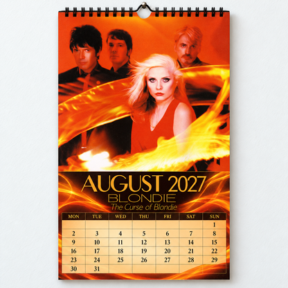 Blondie 2027 Album Cover Calendar - Classic Art Wall Planner, Music Keepsake Fan Gift