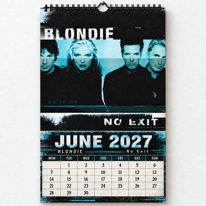 Blondie 2027 Album Cover Calendar - Classic Art Wall Planner, Music Keepsake Fan Gift