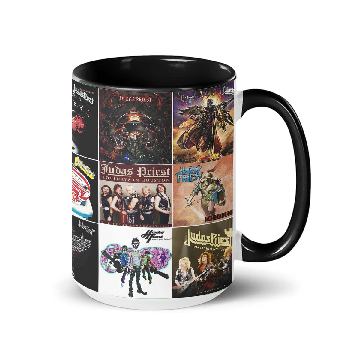 Judas Priest Accent Mug – Album Cover Collage Gift
