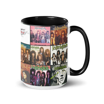Winger Accent Mug – Album Cover Collage Gift