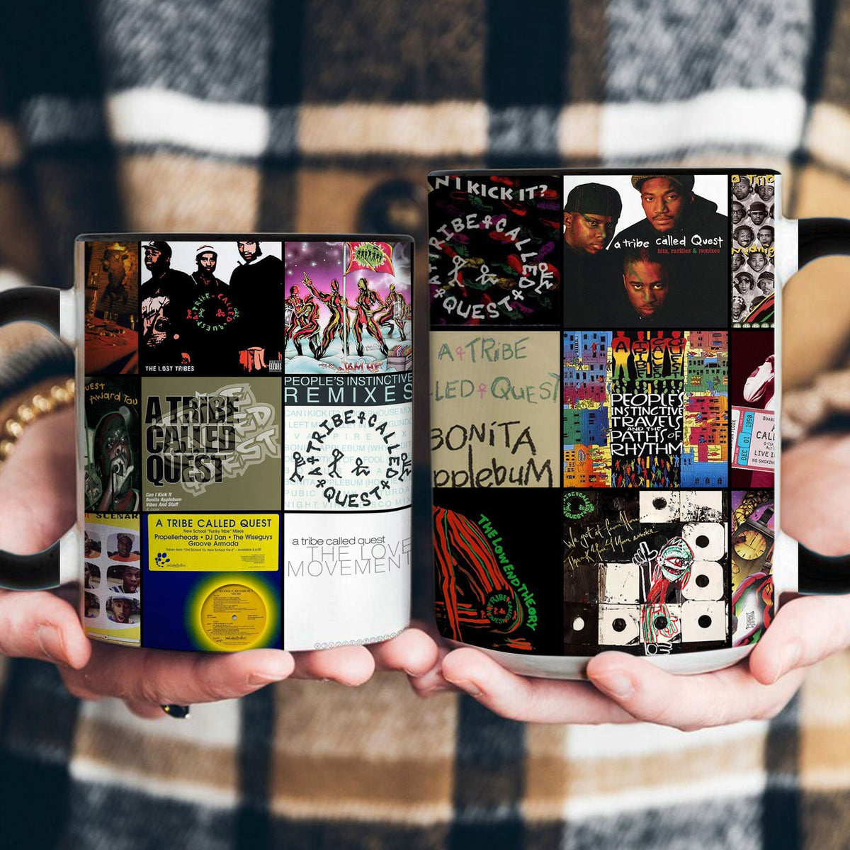 A Tribe Called Quest Accent Mug – Album Cover Collage Gift