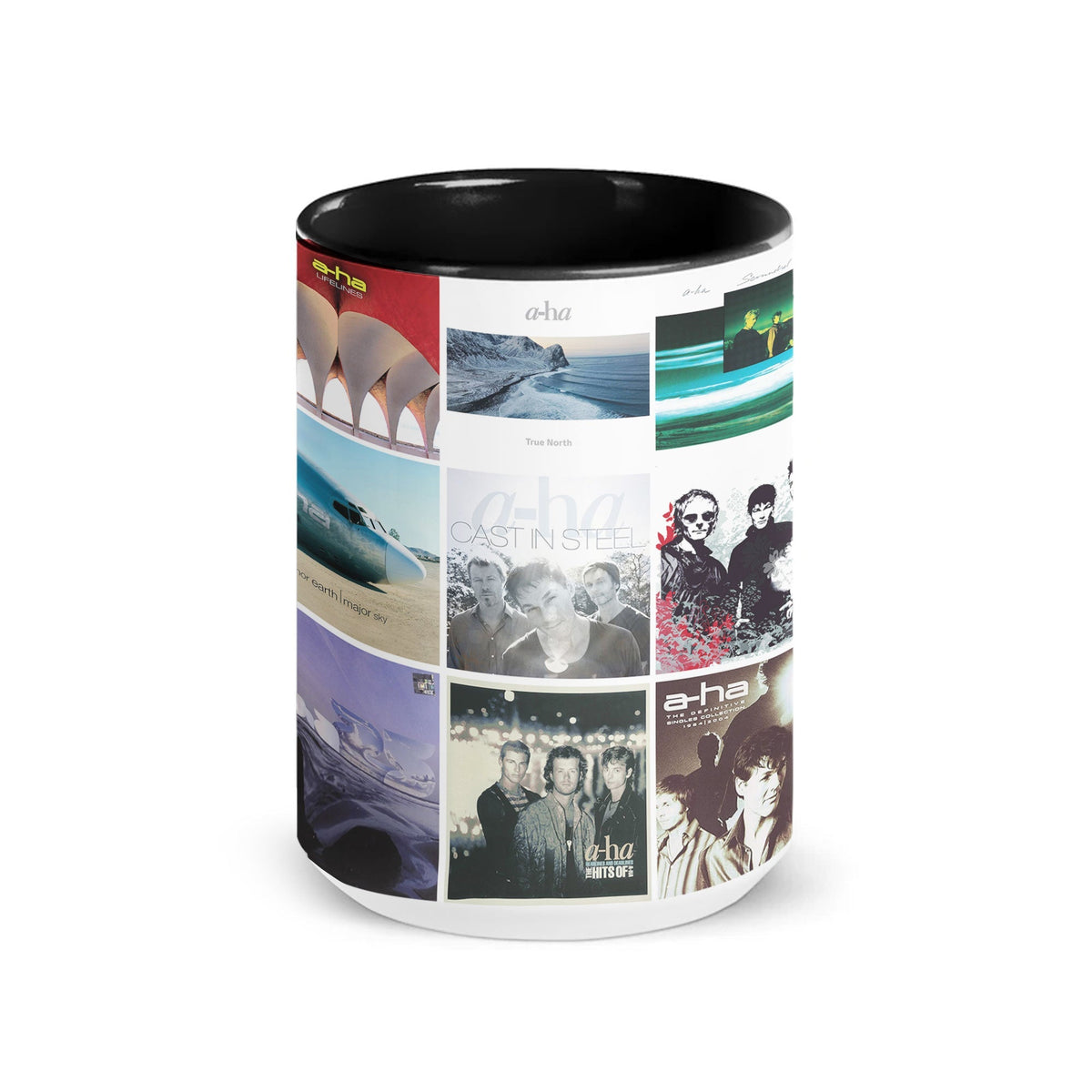 A-ha Accent Mug – Synth-Pop Legends Album Collage Gift