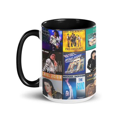 Michael Jackson Accent Mug – Classic Album Cover Collage Gift for Music Lovers