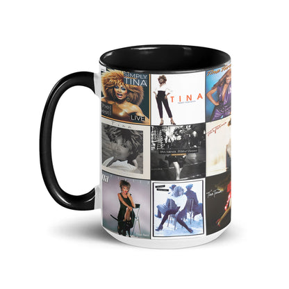 Tina Turner Accent Mug – Album Cover Collage Gift