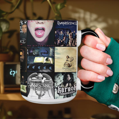 Evanescence Accent Mug – Album Cover Collage Gift