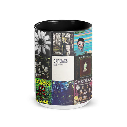 Cardiacs Accent Mug – Art-Rock Chaos & Nostalgic Album Collage Gift
