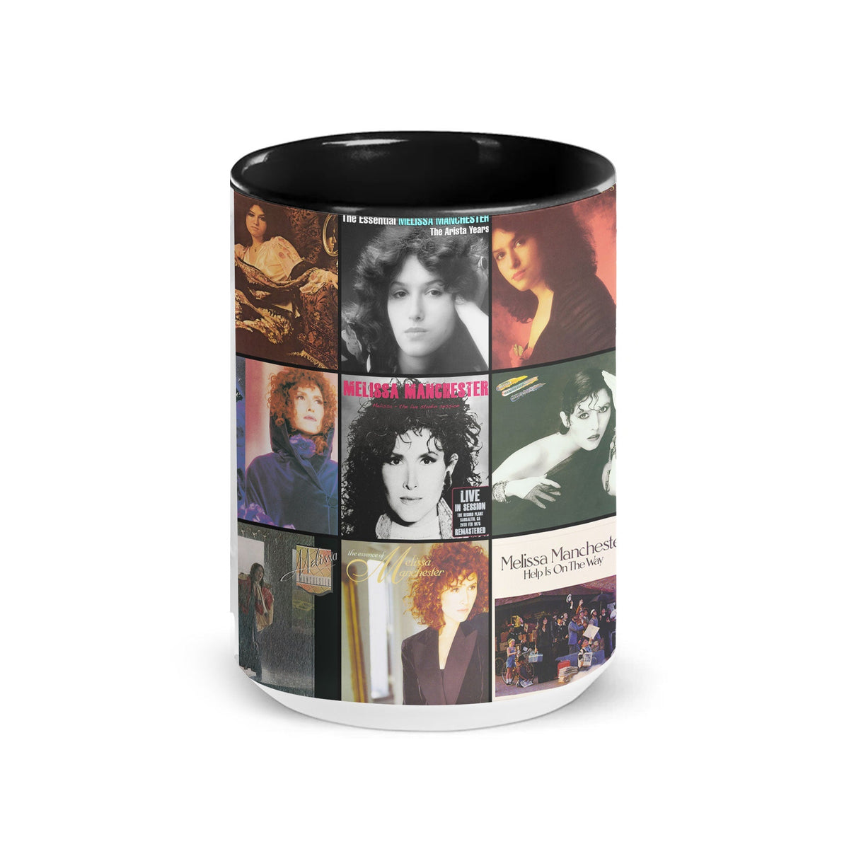 Melissa Manchester Accent Mug – Album Cover Collage Gift