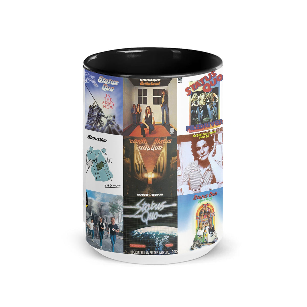 Status Quo Accent Mug – A Nostalgic Rock Tribute