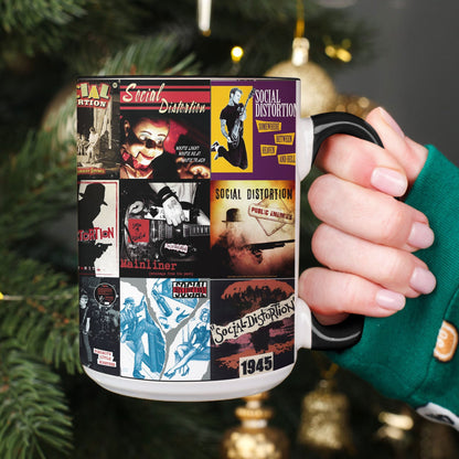 Social Distortion Accent Mug – Album Cover Collage Gift
