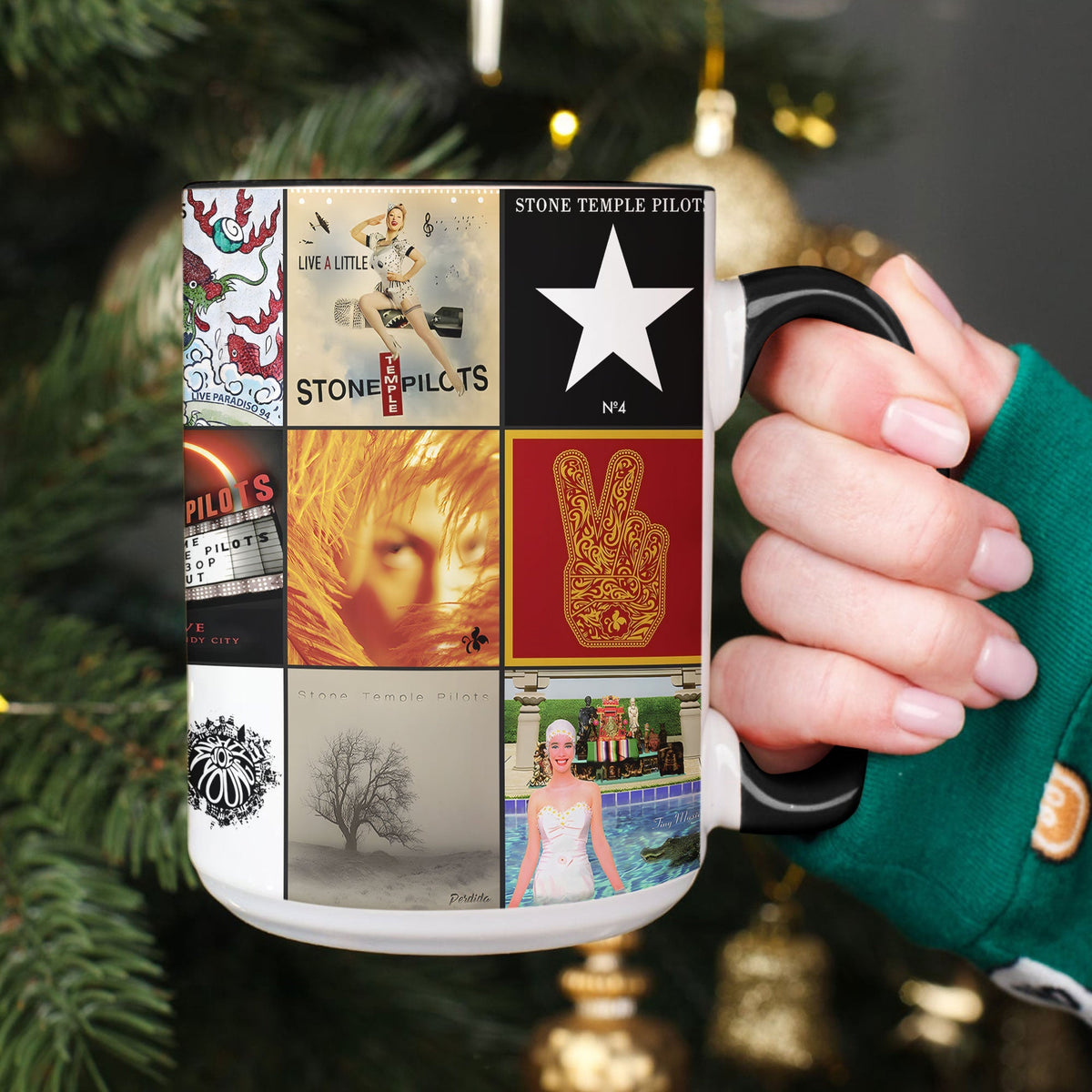 Stone Temple Pilots Accent Mug – Classic Album Cover Collage Gift
