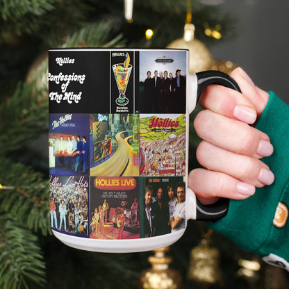 The Hollies Accent Mug – Classic Harmony-Rock Album Collage Gift