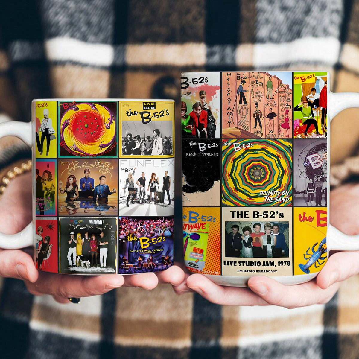The B-52’s Accent Mug – Album Cover Collage Gift