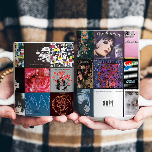 Siouxsie & The Banshees Accent Mug – Iconic Album Art Collage Gift