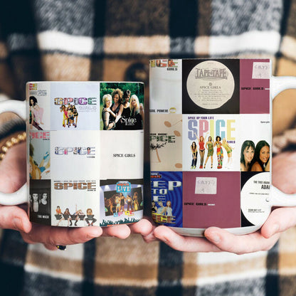 Spice Girls Accent Mug – Pop Power Icons Album Collage Gift
