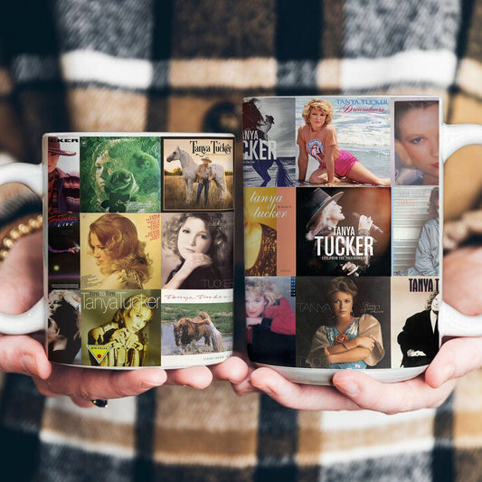 Tanya Tucker Accent Mug – Album Cover Collage Gift