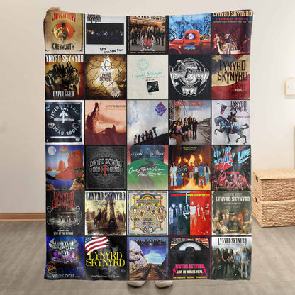 Lynyrd Skynyrd Sherpa Blanket – A Southern Rock Legacy in Every Stitch