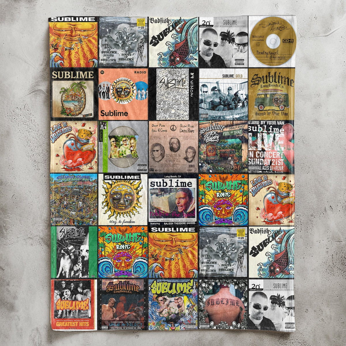 Sublime Sherpa Blanket – A Laid-Back Tribute to Long Beach Legends
