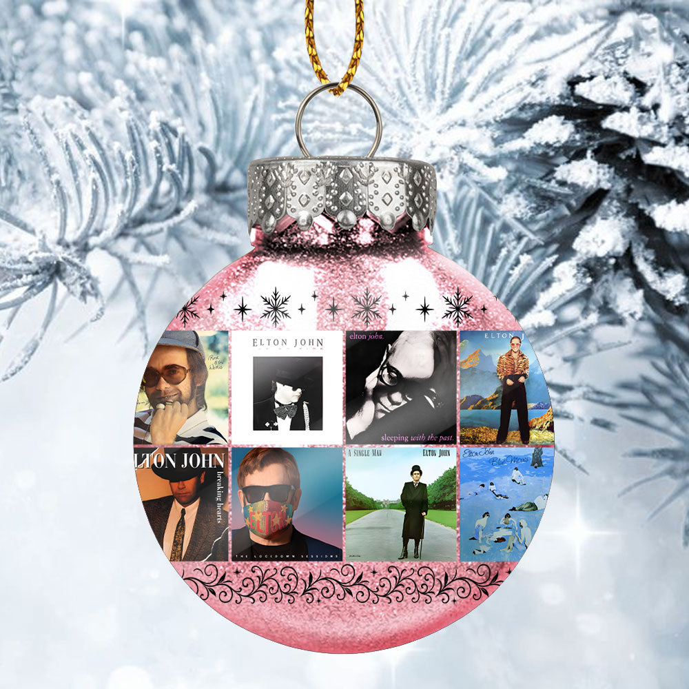 Elton John Ball Ornament – A Sparkling Tribute to Timeless Tunes