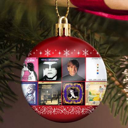 Elton John Ball Ornament – A Sparkling Tribute to Timeless Tunes