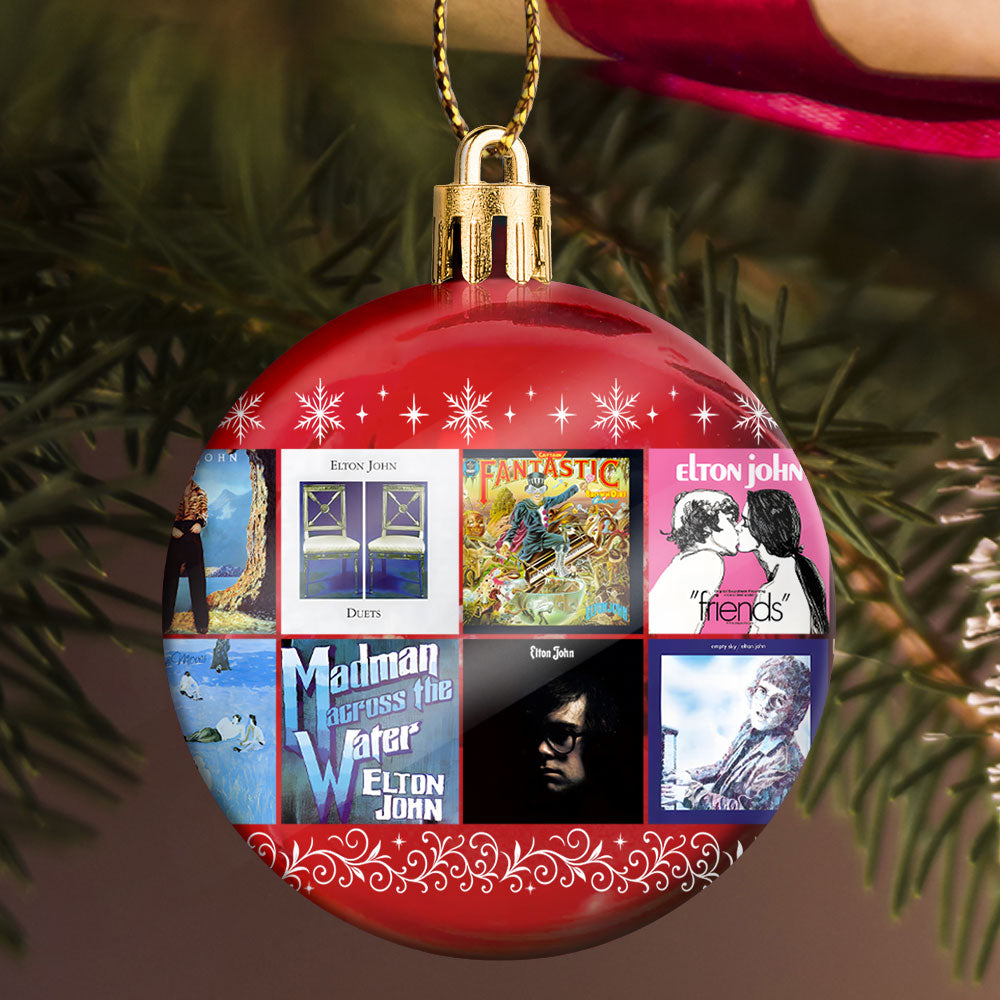 Elton John Ball Ornament – A Sparkling Tribute to Timeless Tunes