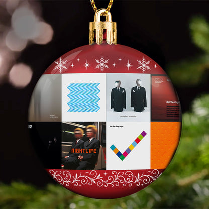 Pet Shop Boys Ball Ornament – A Stylish Christmas Gift for Music Lovers