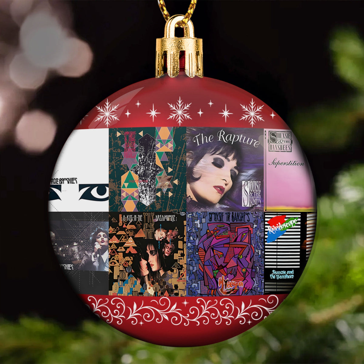 Siouxsie and the Banshees Ball Ornament – Post-Punk Icons