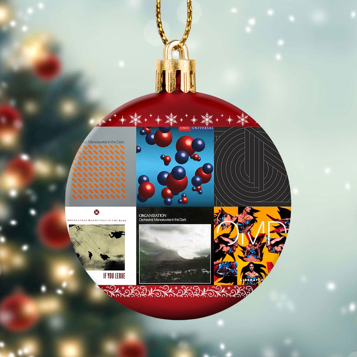 OMD Ball Ornament – A Perfect Christmas Gift for Synthpop Lovers