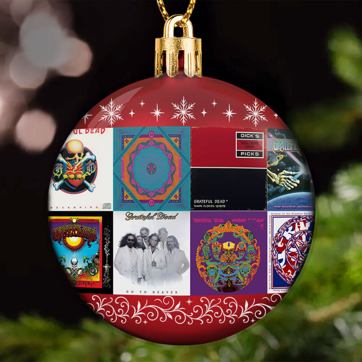 Grateful Dead Ball Ornament – The Spirit of Psychedelic Rock