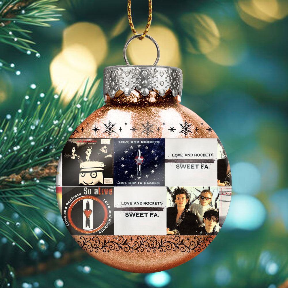 Love and Rockets Ornament – Alternative Spirit in Holiday Light