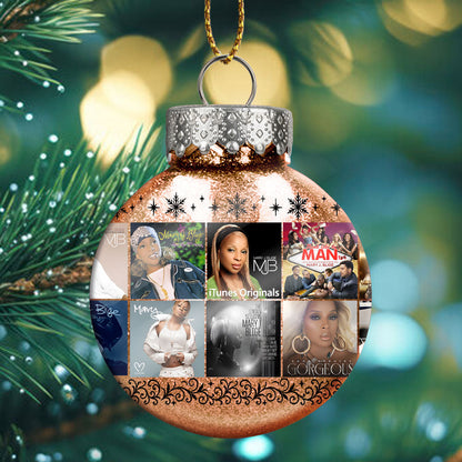 Mary J. Blige Ball Ornament – The Queen of Hip-Hop Soul