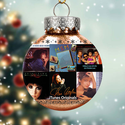Gloria Estefan & Miami Sound Machine Album Collage Ornament – Latin Pop Christmas Decoration
