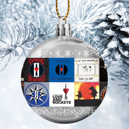 Love and Rockets Ornament – Alternative Spirit in Holiday Light