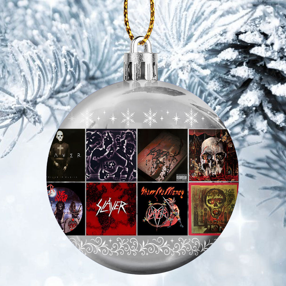 Slayer Ball Ornament – Thrash Metal Meets Holiday Mayhem