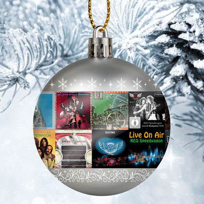 REO Speedwagon Ball Ornament – Rockin’ the Holidays with Timeless Hits